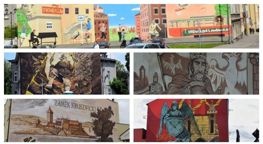 Murale w Inowrocławiu, Kruszwicy i Gniewkowie