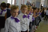 Ślubowanie klas pierwszych w Szkole Podstawowej nr 5 w Kartuzach ZDJĘCIA, WIDEO