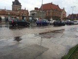 Awaria na budowie Forum Gdańsk. Woda zalała tunel przy Podwalu Grodzkim w Gdańsku [ZDJĘCIA]