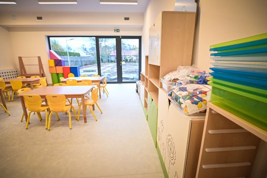 Przedszkolaki z Gnaszyna w Częstochowie mają nowe przedszkole. Budynek jest nowoczesny i ekologiczny