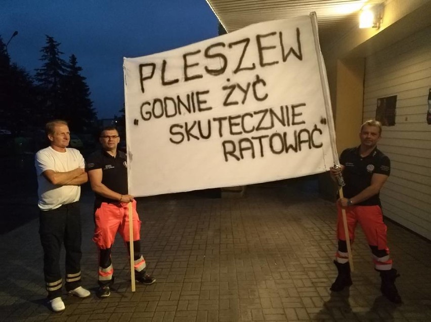 protest ratowników medycznych