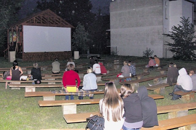 Kino letnie grało w każdy piątek sierpnia.