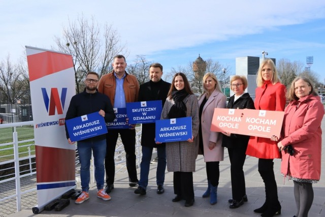 Arkadiusz Wiśniewski przedstawił kolejnych kandydatów do rady miejskiej Opola.