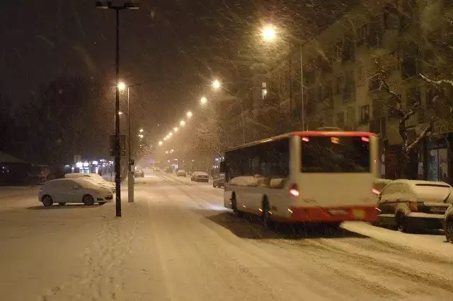 Atak zimy w Częstochowie