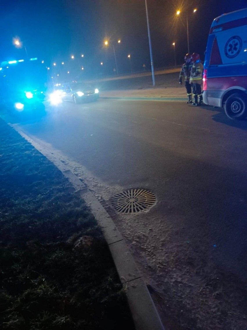 W Kielcach zderzyły się dwa audi. Na miejscu policjanci i strażacy
