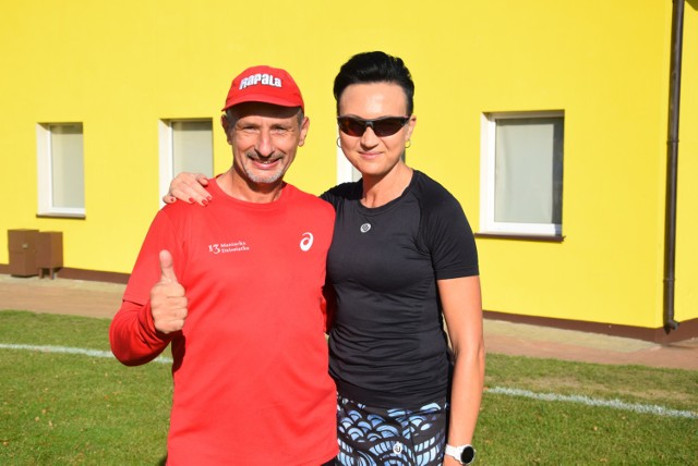 Marta Mroczek i Piotr Cal - zdobywcy Korony Maratonów Polskich