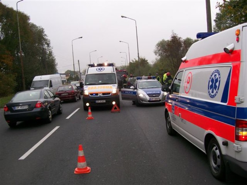 Wypadek na Wrocławskiej i Partyzanckiej