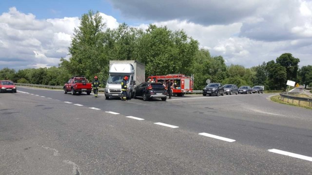 Do wypadku doszło dziś przy ul. Nad Groblą w Chełmnie.