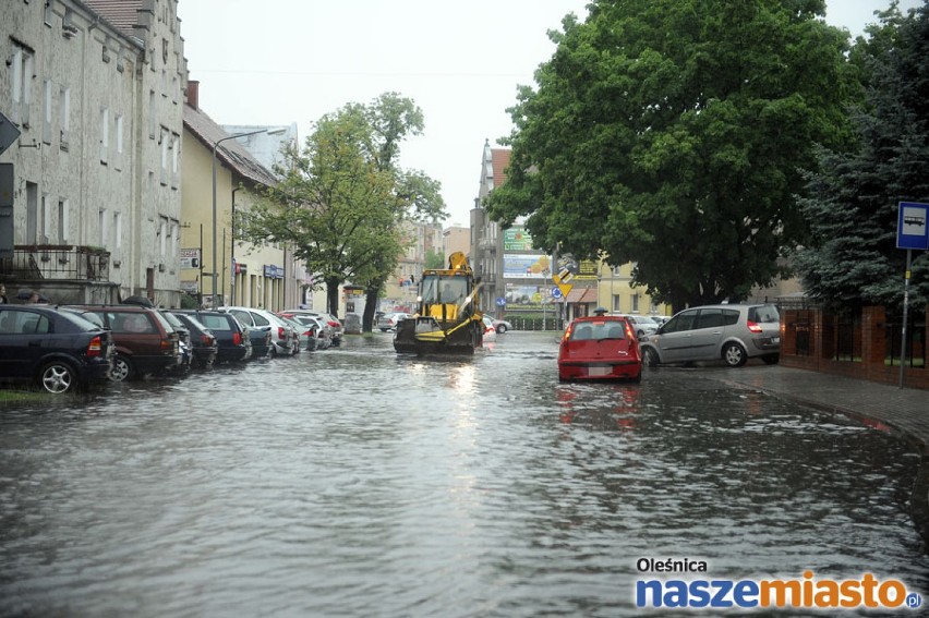 Znów ciężko przejechać przez kilkanaście oleśnickich ulic....