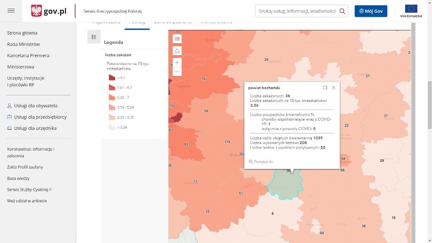 210 nowych zachorowań na COVID-19 w regionie tarnowskim,...