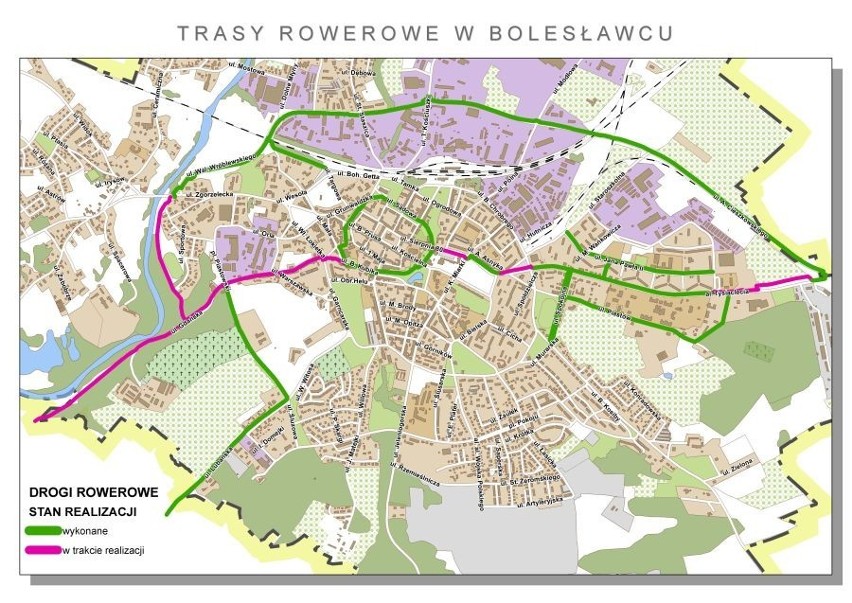 Bolesławiec: Powstają nowe ścieżki rowerowe