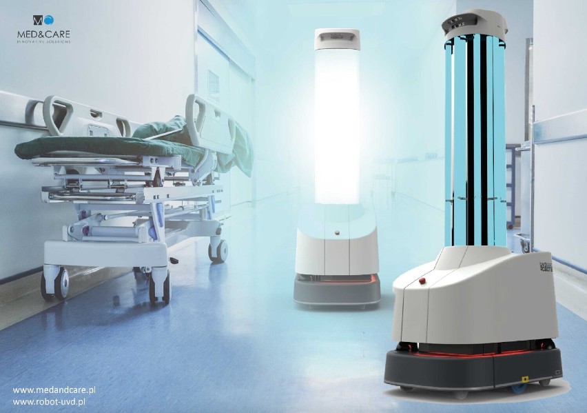 Szpital Powiatowy w Radomsku otrzymał robota do dezynfekcji pomieszczeń. W Polsce jest 9 takich urządzeń