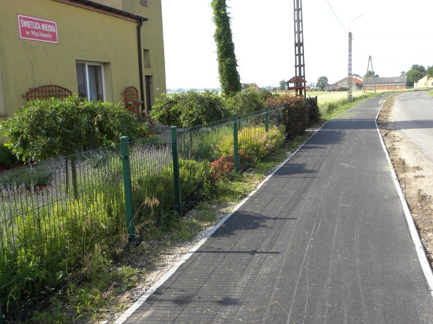 Gmina Golub-Dobrzyń zakończyła budowę ścieżki rowerowej Węgiersk-Macikowo - zobacz zdjęcia z inwestycji