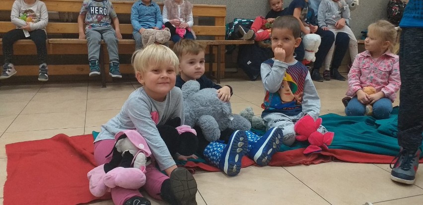 GOK Białołęka: Dzień pluszowego misia przedszkolaków z gminy Pęcław