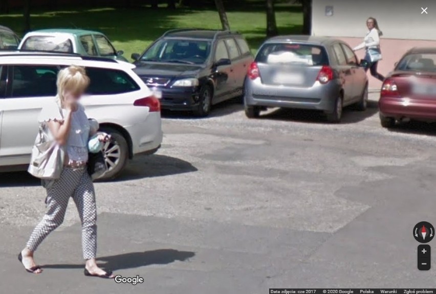 Google Street View na osiedlu Piastowskim w Inowrocławiu
