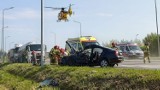 Groźny wypadek. Autobus z dziećmi z miejscowości Strzelce Małe zderzył się z samochodem osobowym w Końskich. Dwie osoby nieprzytomne