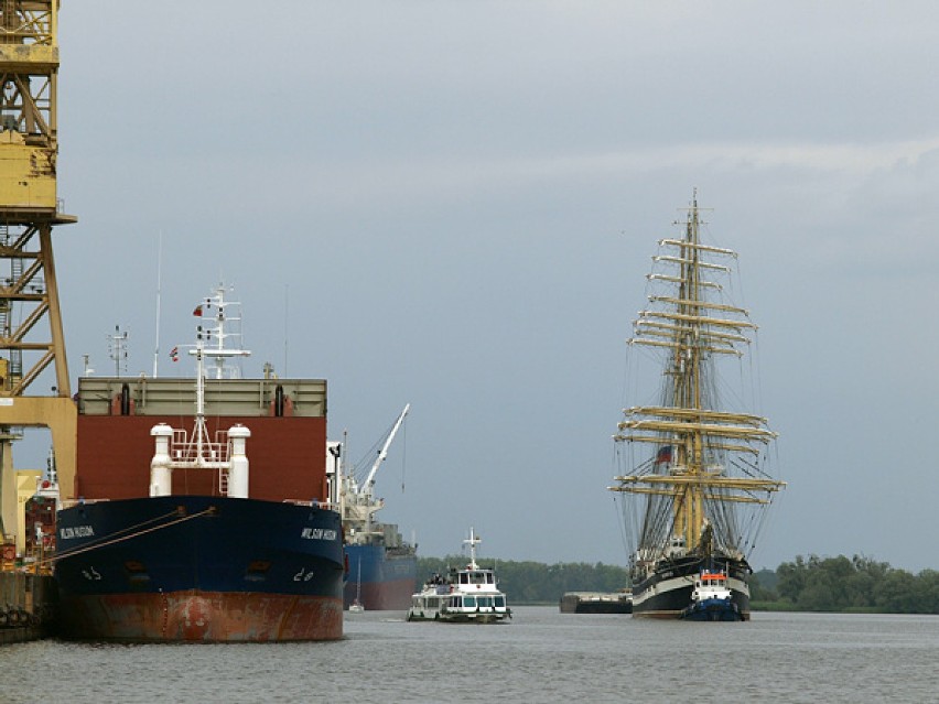 "Kruzenshtern" w Szczecinie na Dni Morza 2012