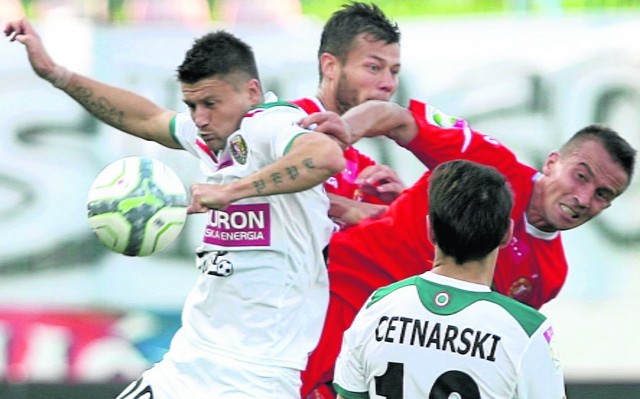 Tak jesienią na stadionie Widzewa łodzianie walczyli ze Śląskiem. wygrywając 2:1