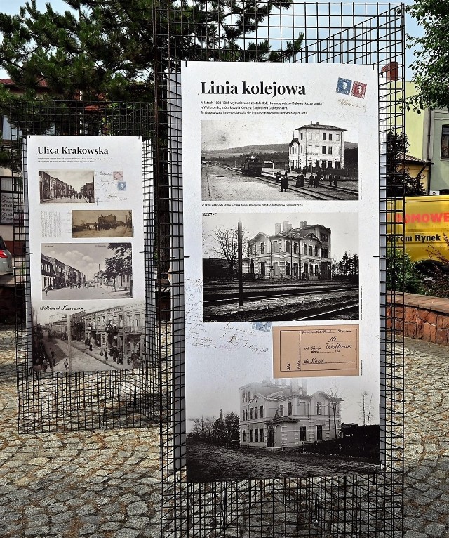 Od 10 lipca 2021 mieszkańcy Wolbromia mogą poznać historię swego miasta dzięki plenerowej wystawie archiwalnych zdjęć