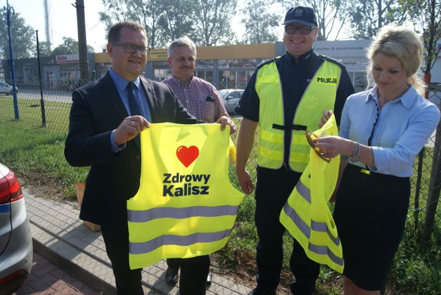 Kaliskie Dni Trzeźwości. Odblaskowe kamizelki dla kierowców