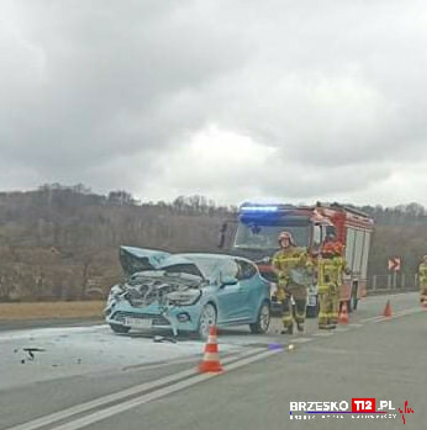 Na drodze krajowej nr 75 w Okocimiu w sobotę 18.12.2021...