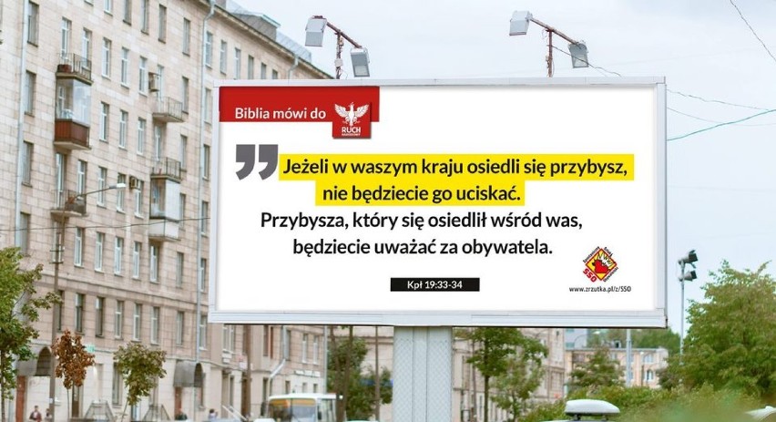 Bilboardy z cytatami Pisma Świętego w Warszawie. Tak narodowcy chcieli walczyć z LGBT. Teraz otrzymali odpowiedź