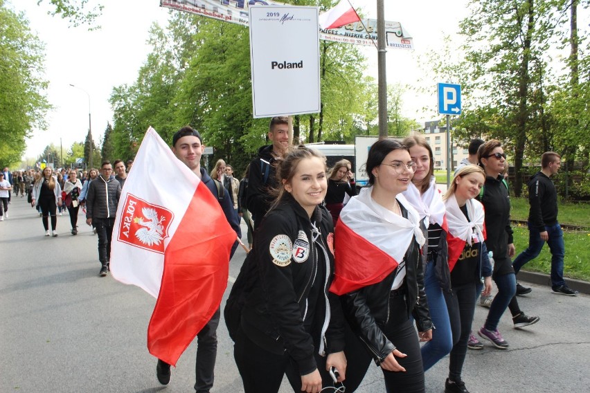 Młodzież z Zespołu Szkół Ponadgimnazjalnych CKU w Przygodzicach na "International March of the Living"