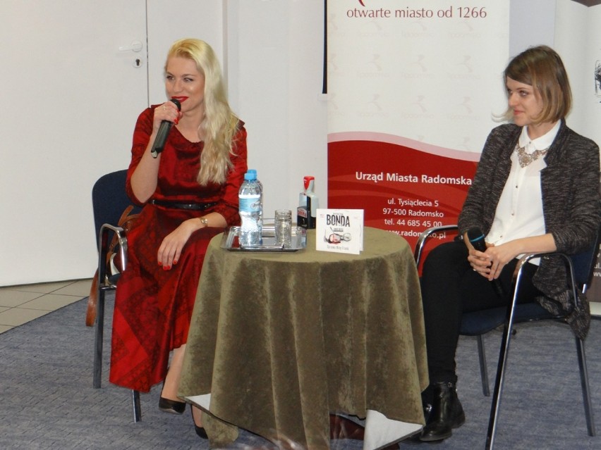 Katarzyna Bonda spotkała się z czytelnikami w Radomsku