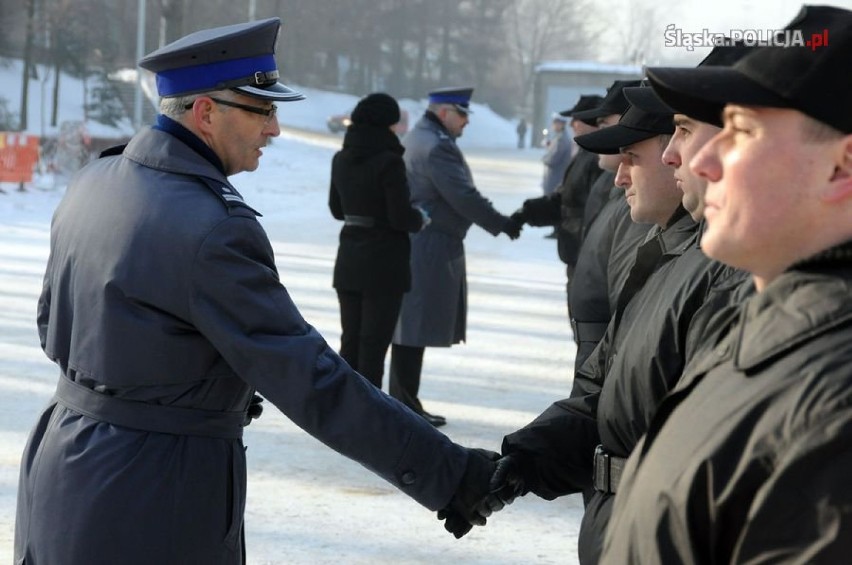Katowice: Ślubowanie 150 nowych policjantów [ZDJĘCIA]