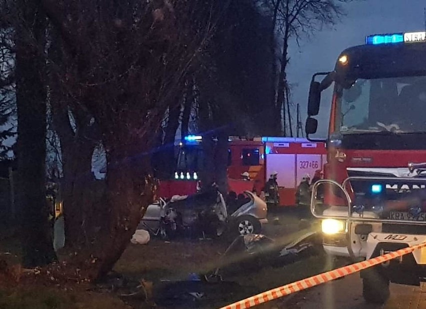 Wypadek w Prusach. Zdjęcia dzięki uprzejmości serwisu Kraków...