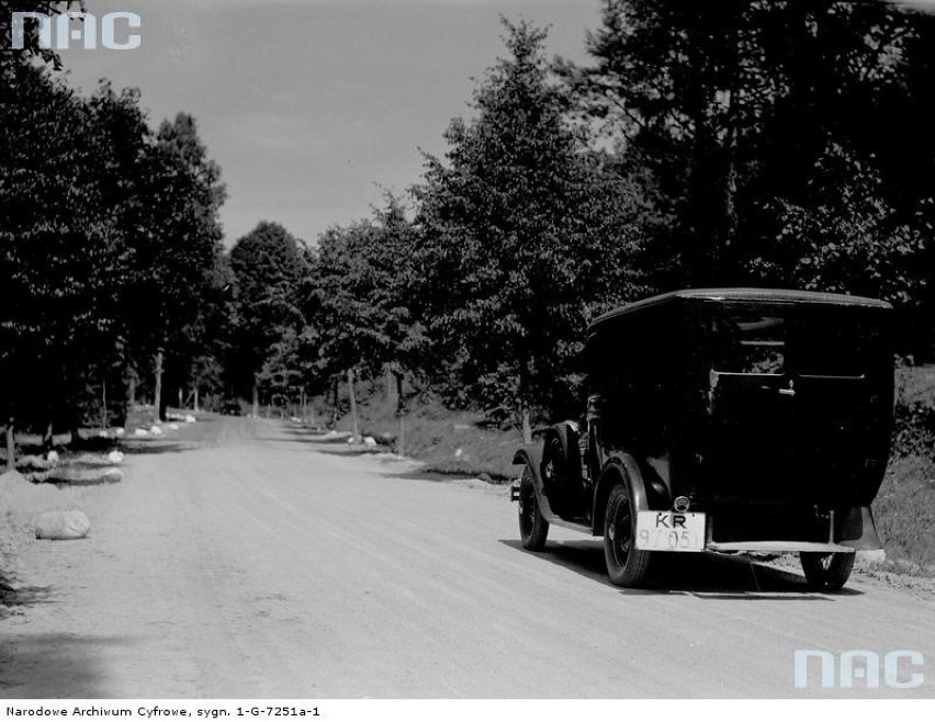 Droga Gdynia - Puck.  Sierpień 1932 rok.