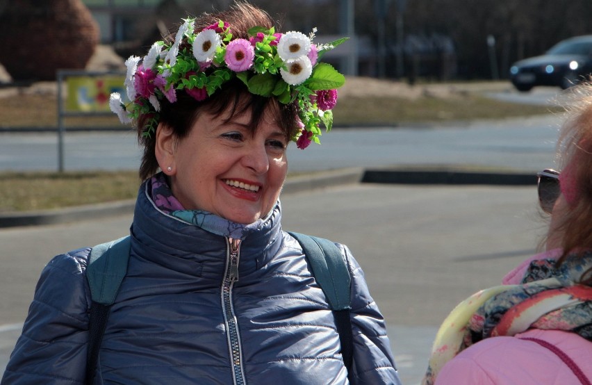 Dzisiejszy (20 marca) wiosenny, kolorowy marsz Nordic...