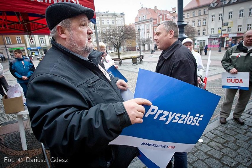 Andrzej Duda, kandydat PiS na prezydenta Polski spotkał się...