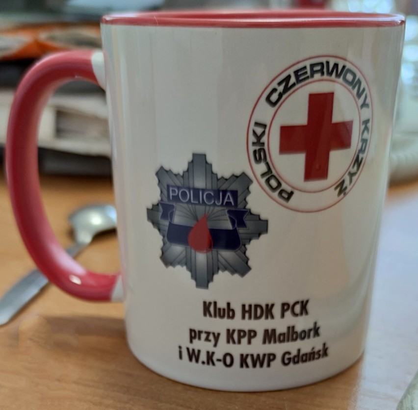 Malbork. Policyjny Klub HDK Polskiego Czerwonego Krzyża już działa. Pierwsza zbiórka pod jego egidą bardzo udana