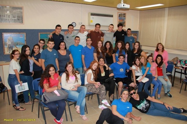 Grupa izraelska przysłała zdjęcie z pozdrowieniami dla całej społeczności kolskiej placówki