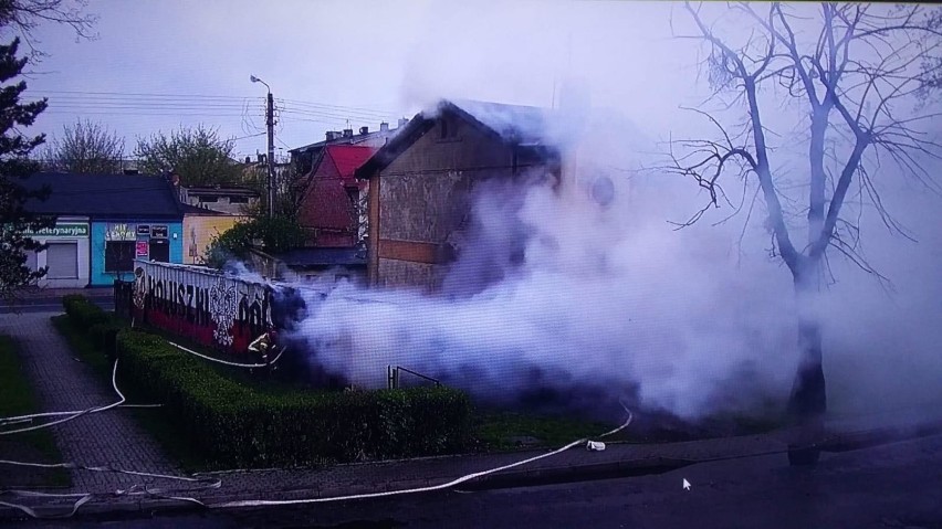 Pożar w kamienicy przy ul. 3 Maja 17 w Koluszkach. Miało tam powstać muzeum historyczne