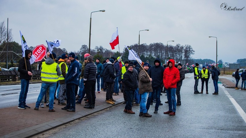 Strajk rolników w Nowym Ciechocinku