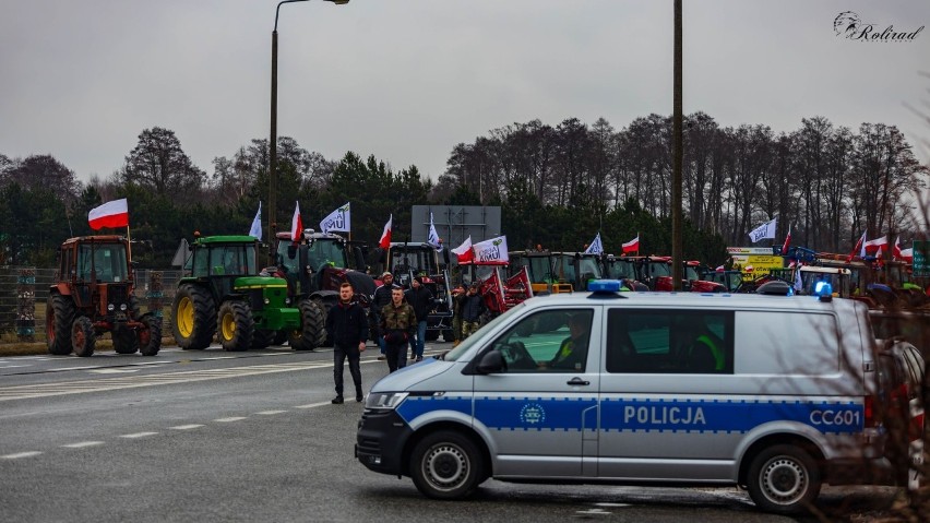 Strajk rolników w Nowym Ciechocinku