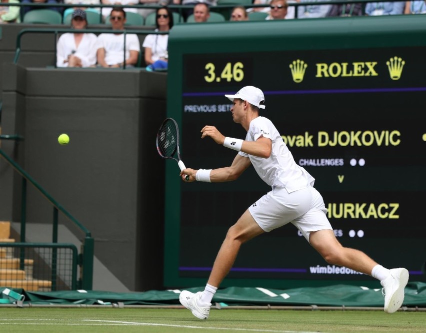 Hubert Hurkacz - Novak Djoković w 3. rundzie Wimbledonu 2019