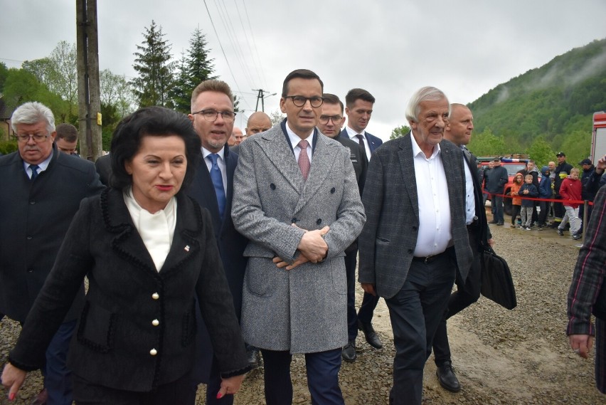 Nowy most w Tylmanowej otworzył premier Mateusz Morawiecki