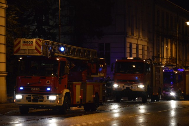 Alarm pożarowy w piotrkowskim sądzie