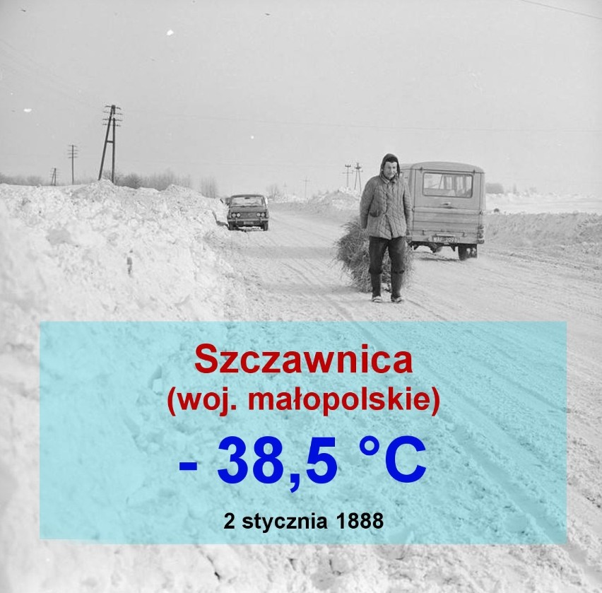 W tych miejscowościach padły rekordy zimna w Polsce. Zobacz listę TOP 15!