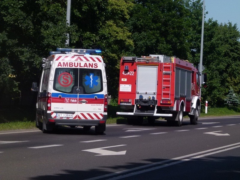 Kilkumiesięczne dziecko trafiło szpitala