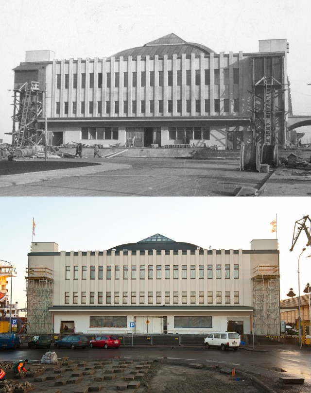 Budowa Dworca Morskiego kiedyś i dziś