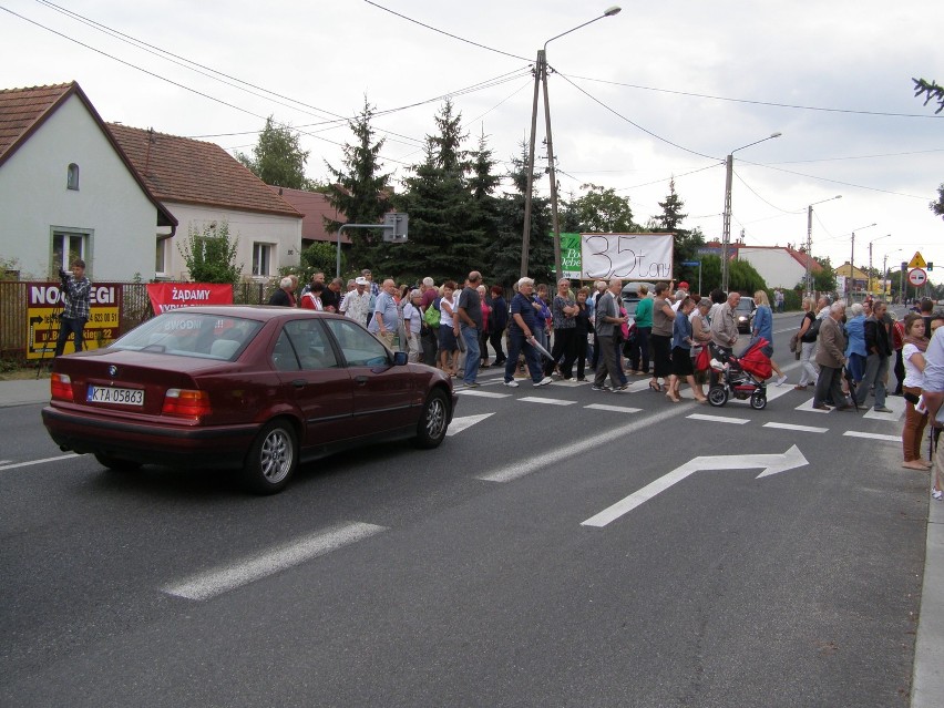 Protest w Tarnowie. Wprowadzenia ograniczenia tonażu...
