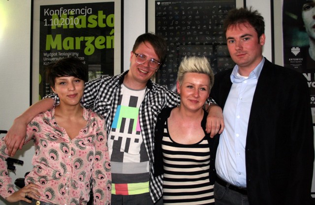 Od lewej Katarzyna Jendrośka-Goik, Tobiasz Melanowski, Martyna Fołta i Michał Ficek