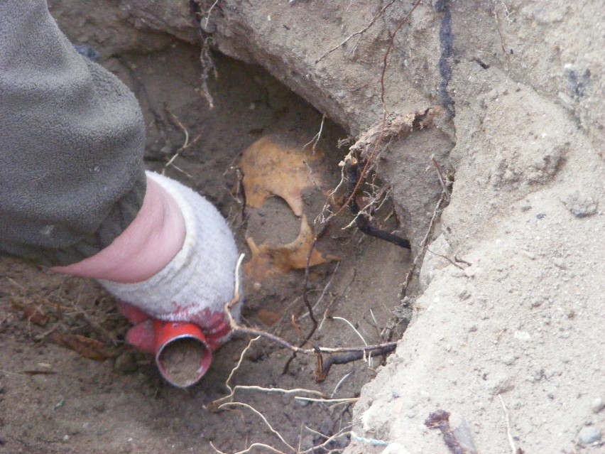 Archeolodzy w trakcie prac nad jedną z mogił