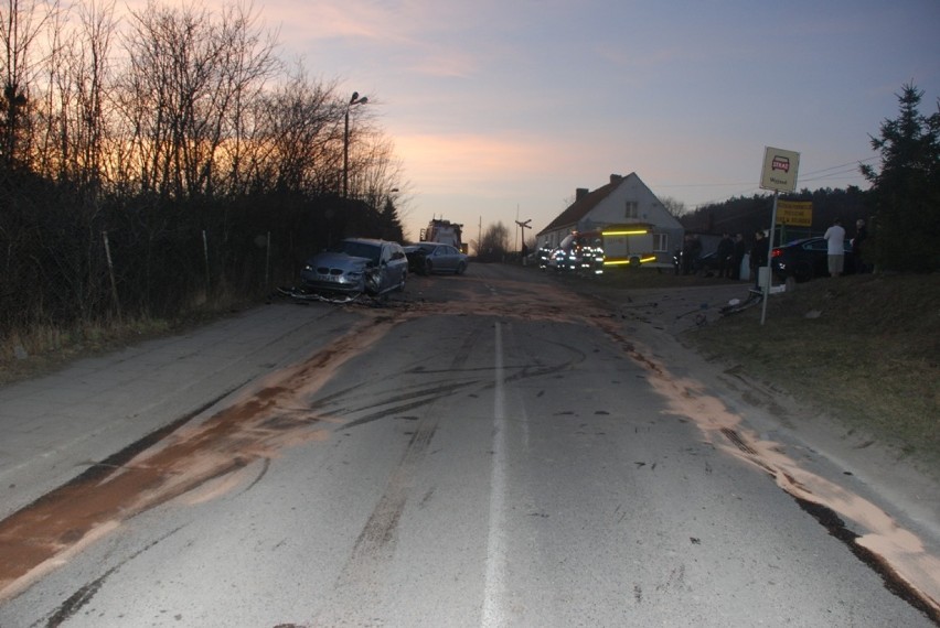 Wypadek w Kolbudach (9.03.2014)