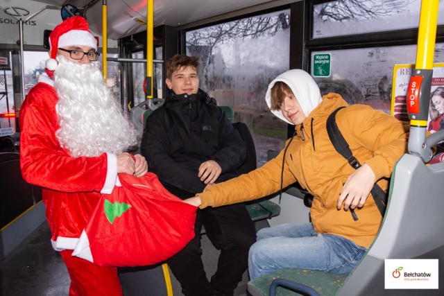 6 grudnia Mikołaj pojawił się na ulicach Bełchatowa i w miejskich emzetkach