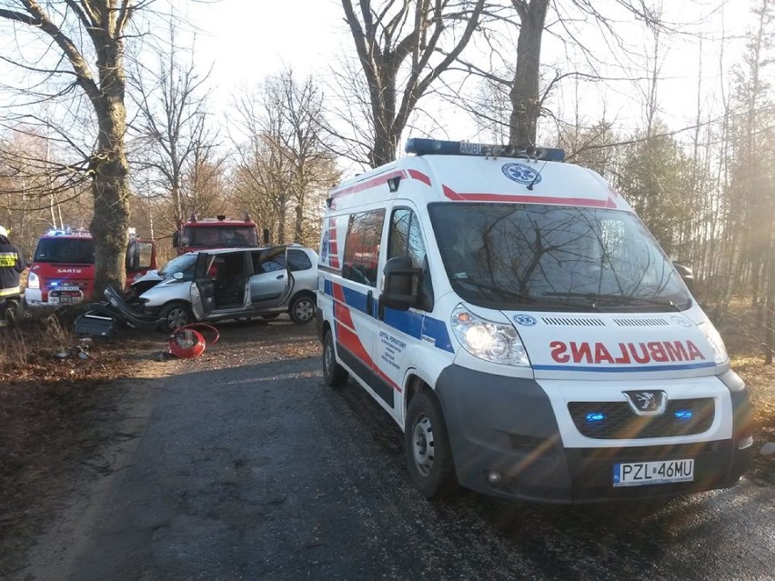 Wypadek na trasie Sypniewo-Nadarzyce